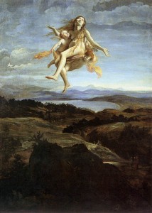 Giovanni Lanfranco, Assumption of St. Mary Magdalene, c. 1616, oil on canvas, 42.9” x 30.7”, Museo e gallerie nazionali di Capodimonte, Naples, Public Domain via Wikimedia Commons. 
